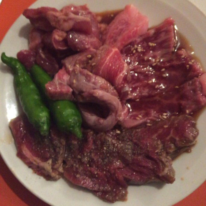 赤肉盛り(あさひ食堂)