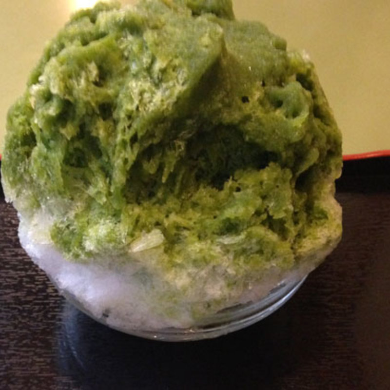 宇治抹茶かき氷(梅園　河原町店)