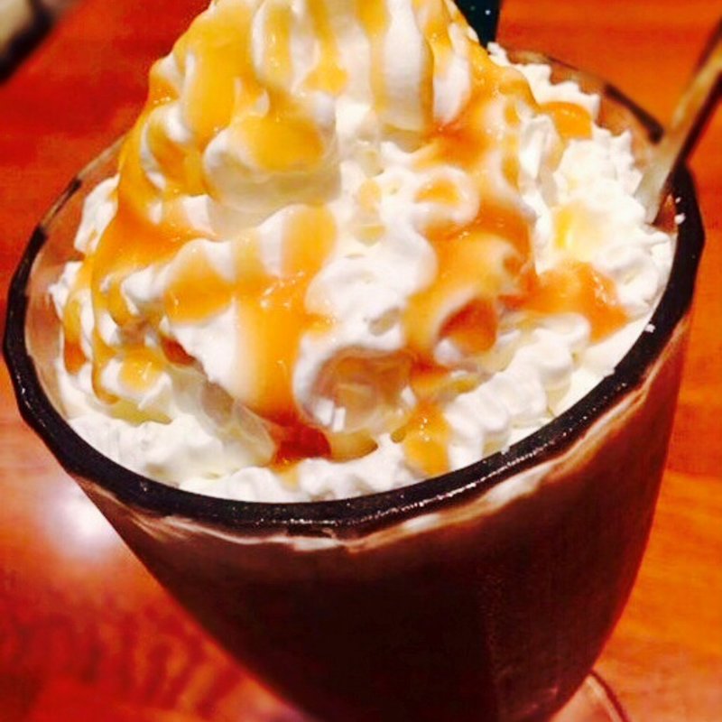 キャラメルエスプレッソフラペチーノ(Anniversary Cafe)