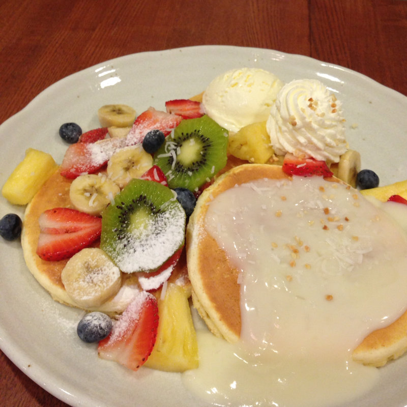 フルーツパンケーキ(ホクホク)