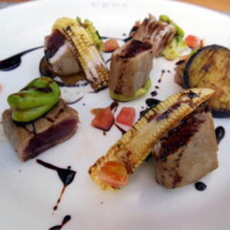 旬の野菜とマグロのソテー(ロペ ナチューレ)