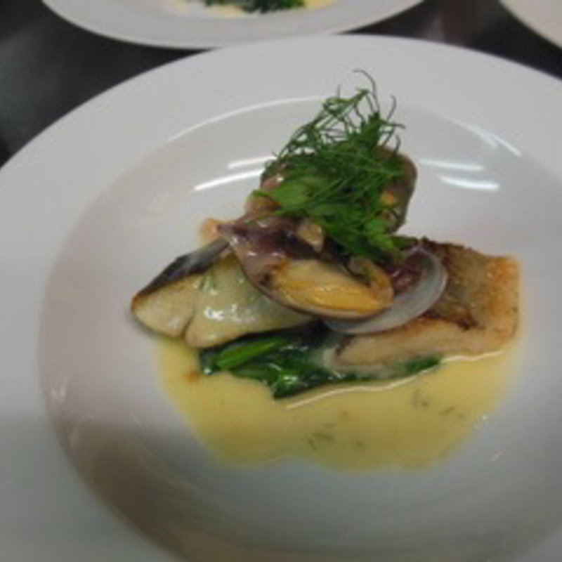 イナダとアサリのポワレ(ロペ ナチューレ)