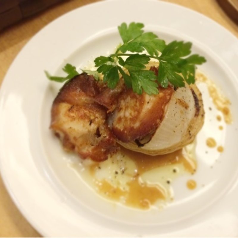 ホタテと道産たまねぎのグリル(ばいこうけん )