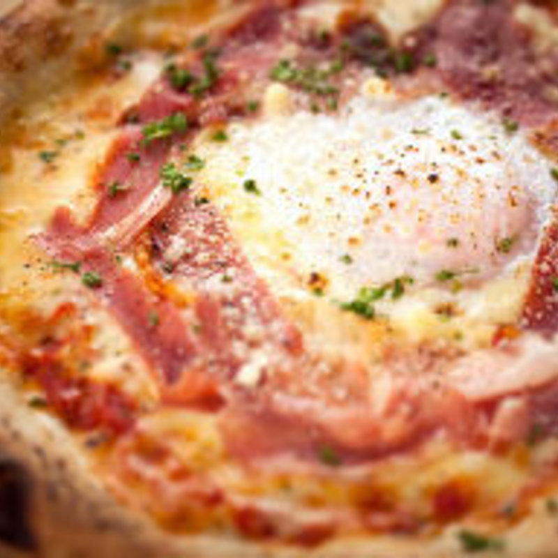 生ハムのビスマルクピザ(Italian Dining Vittoria 北千住店 （イタリアン ダイニング ヴィットリア）)