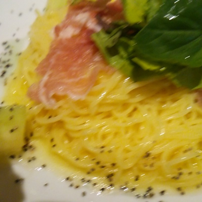 生ハムとメロンのパスタ(高倉町珈琲 相模原店 )