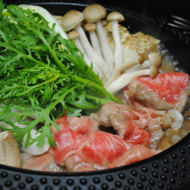 和牛すき焼き 九州産A3サーロイン使用(西麻布 吾空)