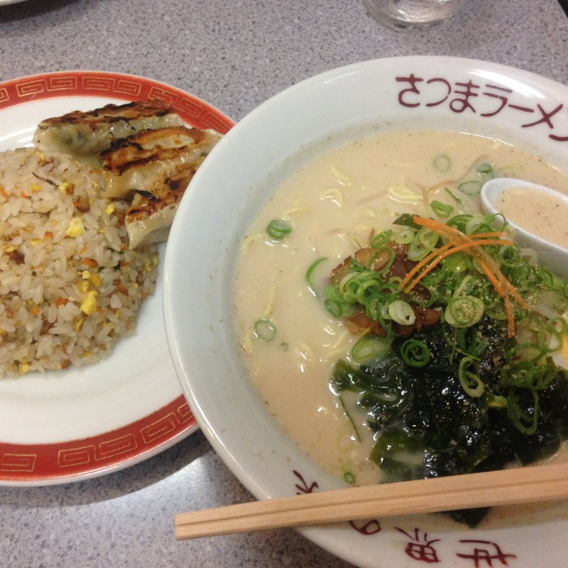 ランチセット(薩摩羅麺 神戸栄光店)