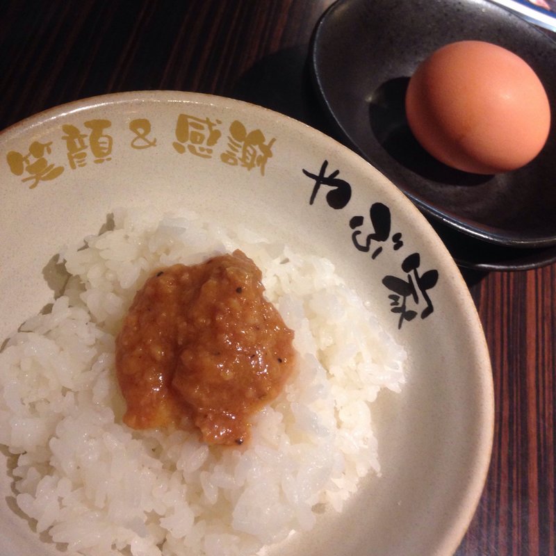 自家製味噌地たまごかけご飯(地鶏×地酒居酒屋 やぶ家元町店)