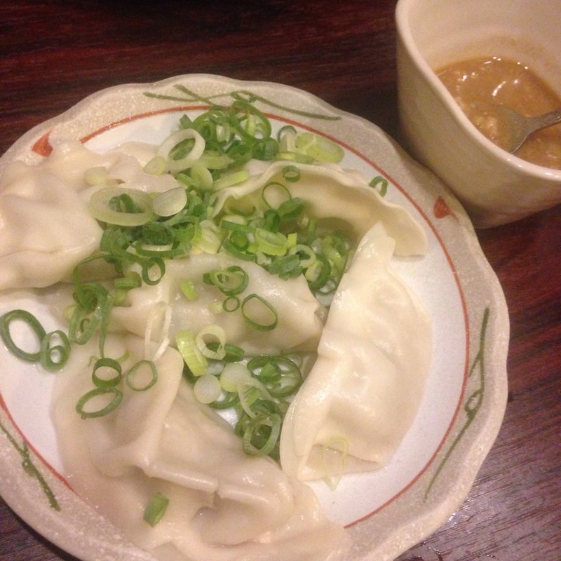 鶏肉みそ水ぎょうざ(地鶏×地酒居酒屋 やぶ家元町店)