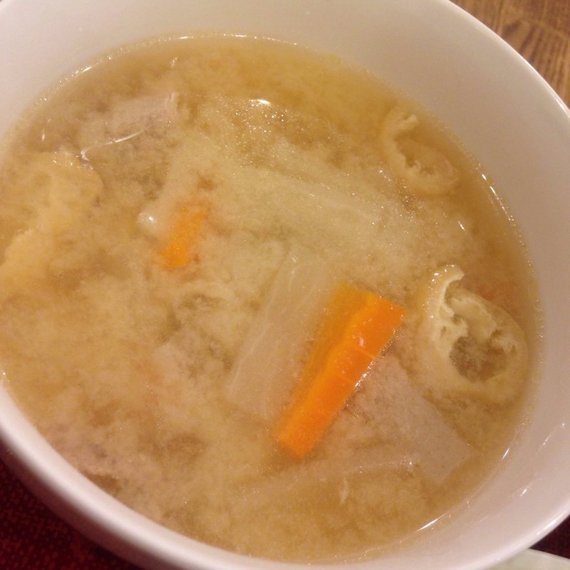 豚汁(さんけい )