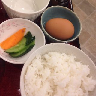 亜麻仁油卵かけご飯(さんけい )
