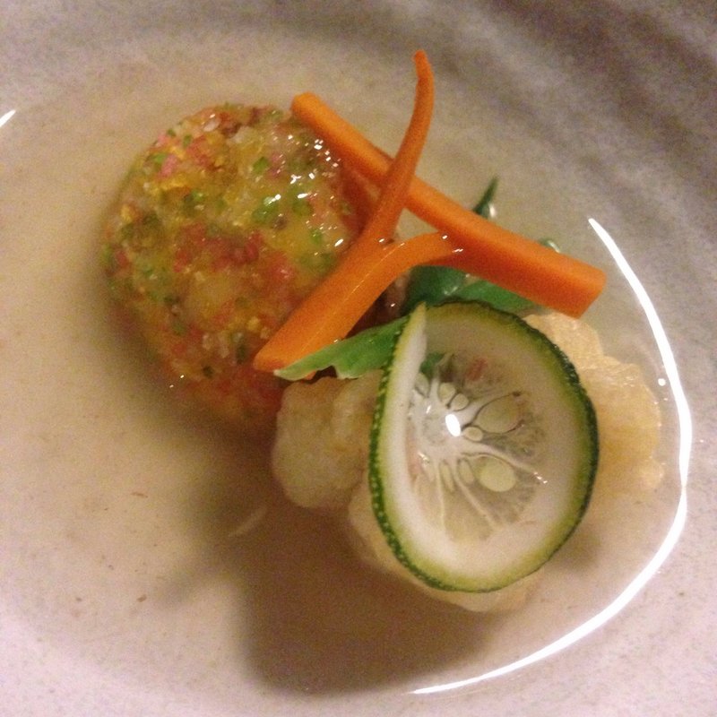 鱧まんじゅうのみじん粉揚げ(ミマスヤ モナミ （みます屋 MON AMi）)