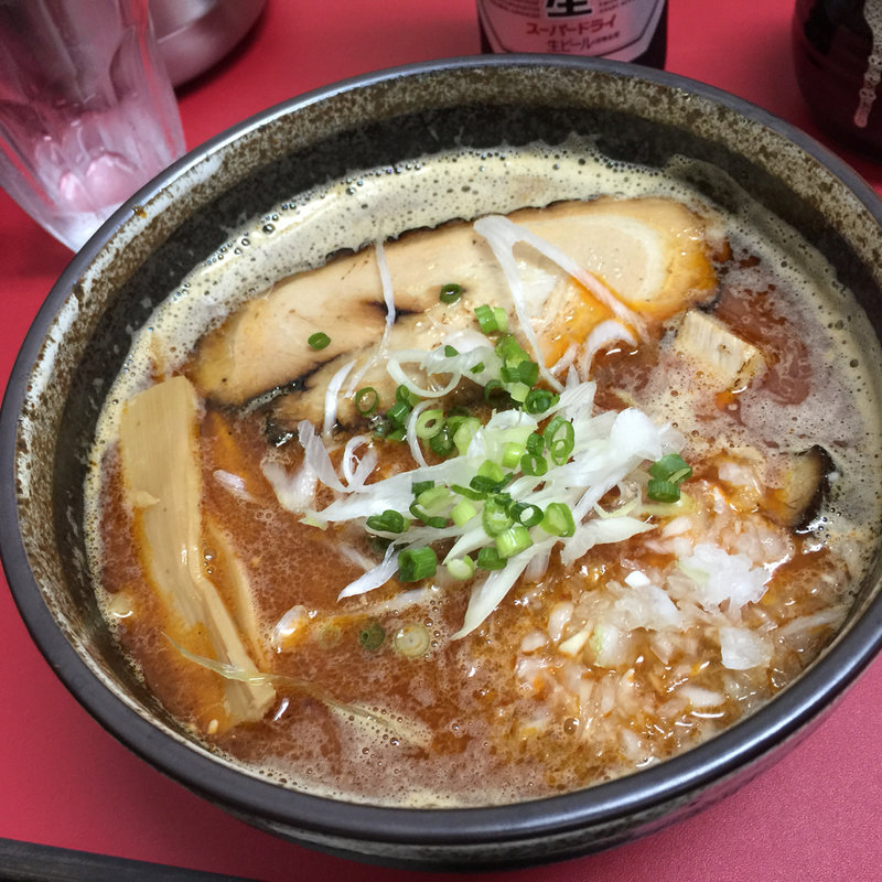 辛みそ麺(自家製麺 義匠 森田製麺所 )