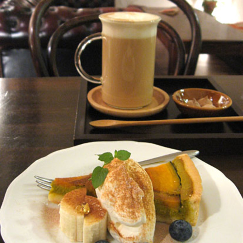 かぼちゃのタルト(cafe.shuu （カフェ シュウ）)