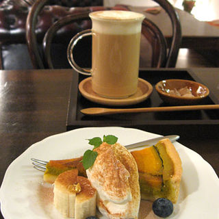 かぼちゃのタルト(cafe.shuu （カフェ シュウ）)