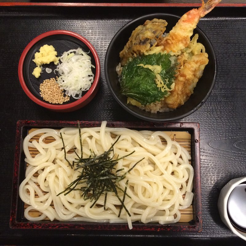 ざるうどん　ミニ丼セット(季膳房 （きぜんぼう）)
