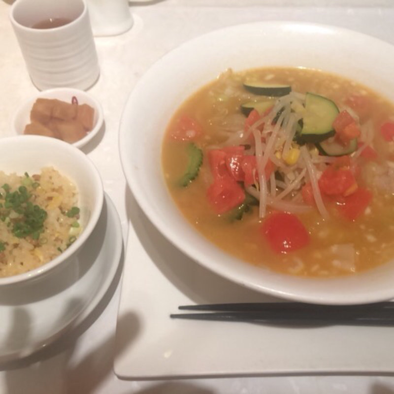 夏野菜たんたんめん(天厨菜館 渋谷店 （テンツウサイカン）)