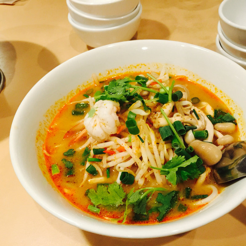 クイティオ  トム ヤム クン ( 海老入りトムヤムクンスープのフォー)(チョークディー)