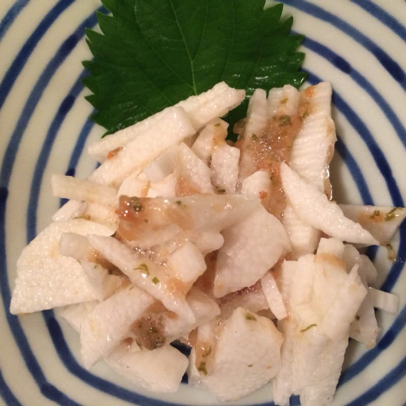 長芋梅たたき(三平酒寮 舟甚)