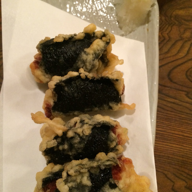 納豆の天ぷら(三平酒寮 舟甚)