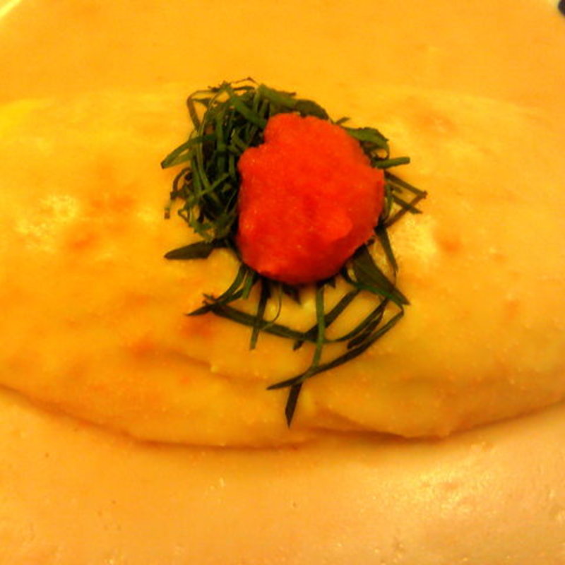 めんたいこクリームオムライス Mサイズ(カフェ・ティアン)