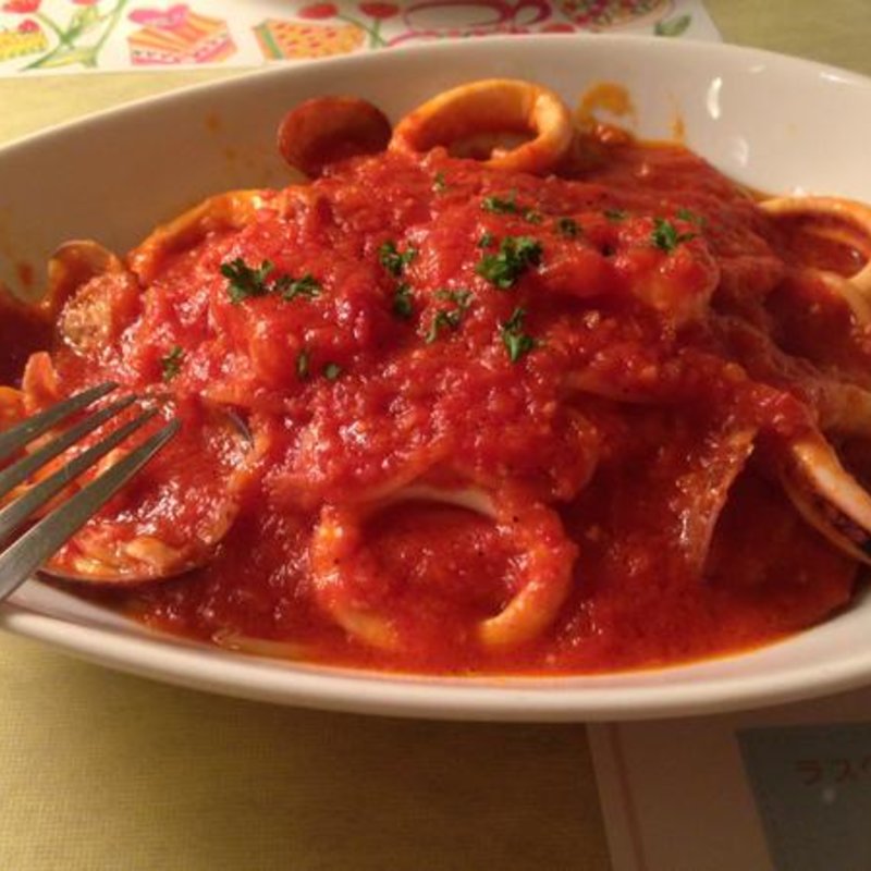 昔ながらのナポリタン(パンコントマテ 自由が丘店)