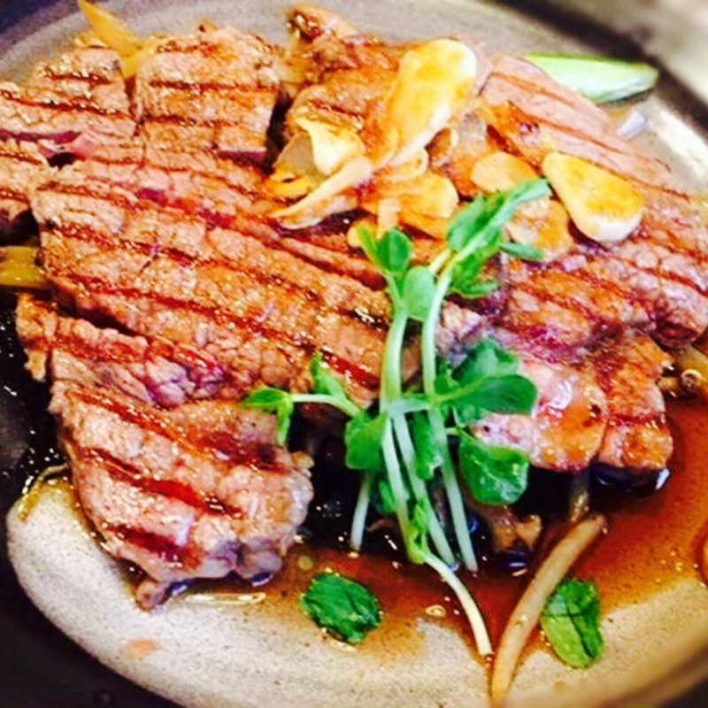 ガーリックステーキ膳(すてーき家 CAESAR （シーザー）)