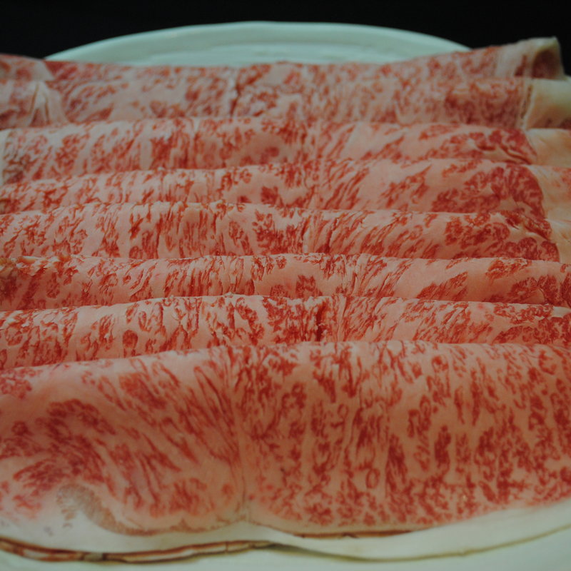 牛しゃぶしゃぶ ー仙台牛 A5(西麻布 吾空)