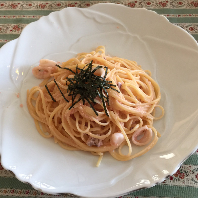 たらこといかのパスタ(ココチーノ 越谷西口駅前店 )