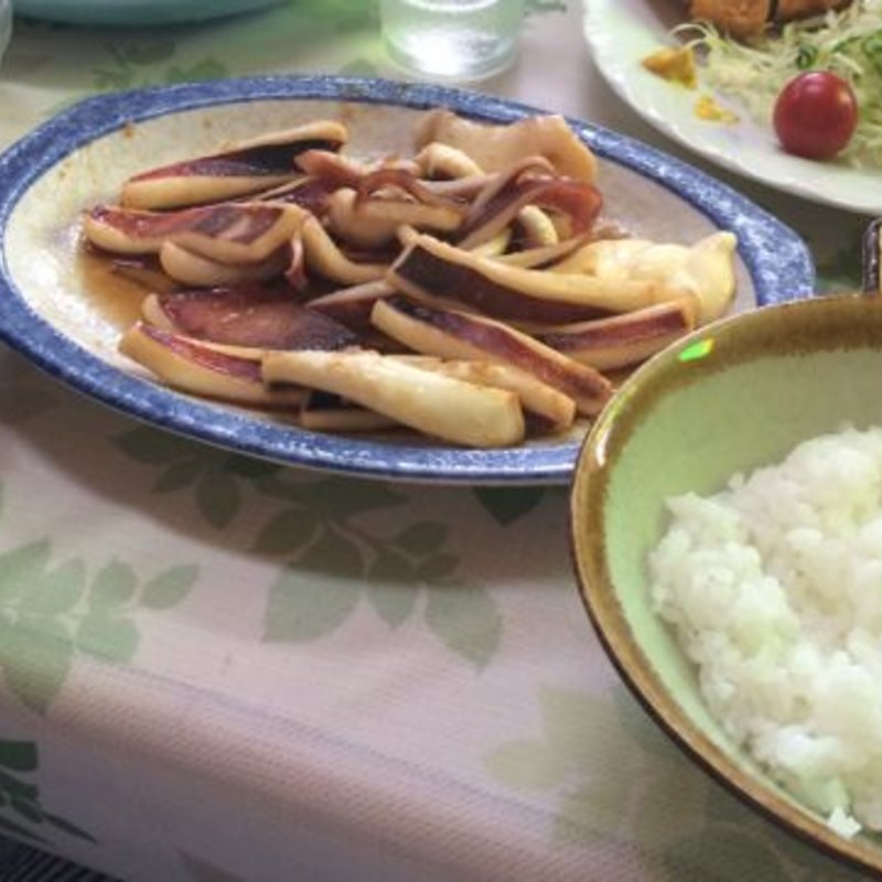 イカ焼き定食(つちや食堂 )