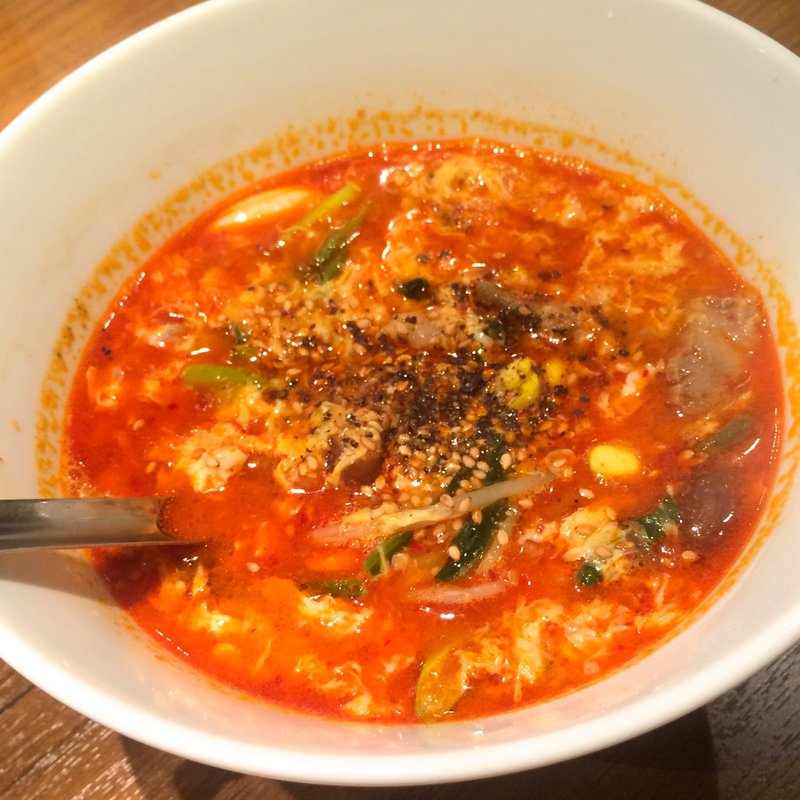 赤スープ(焼肉あぶる。池袋店)