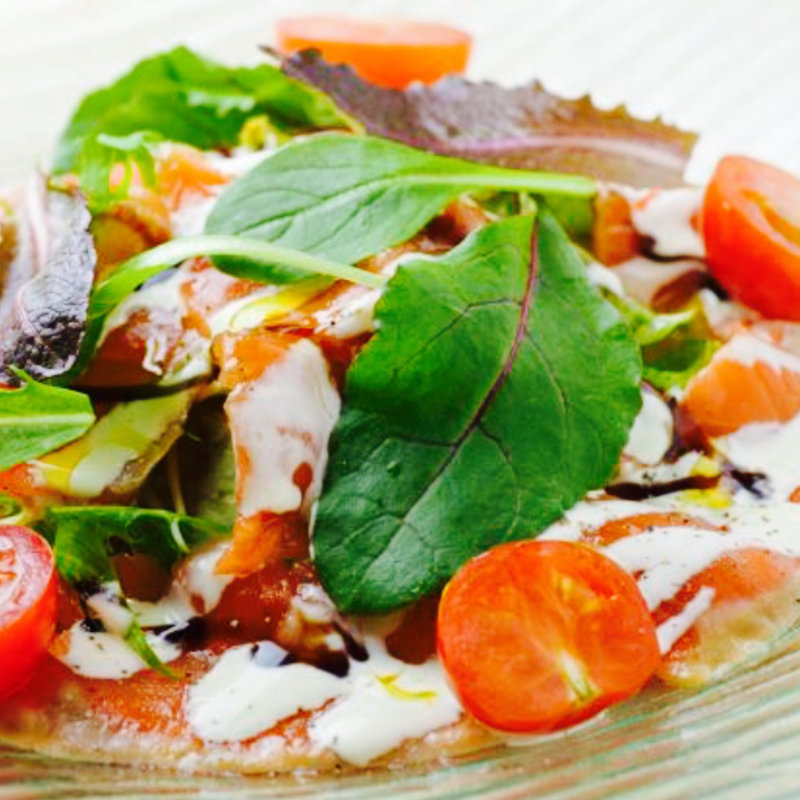 フレッシュサーモンのカルパッチョサラダ(グレイスガーデンプラス)