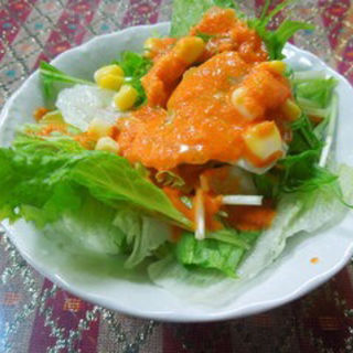ミニグリーンサラダ(インドカレー・チャイ Chai)
