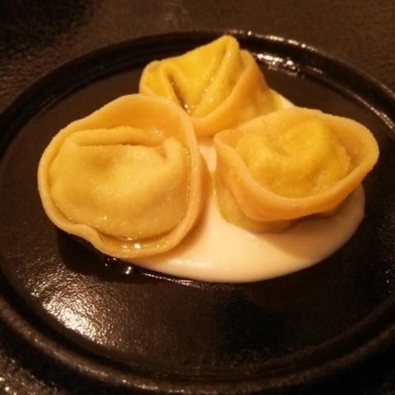 枝豆とパルミジャーノのパスタ(ファットリーア エッセ)