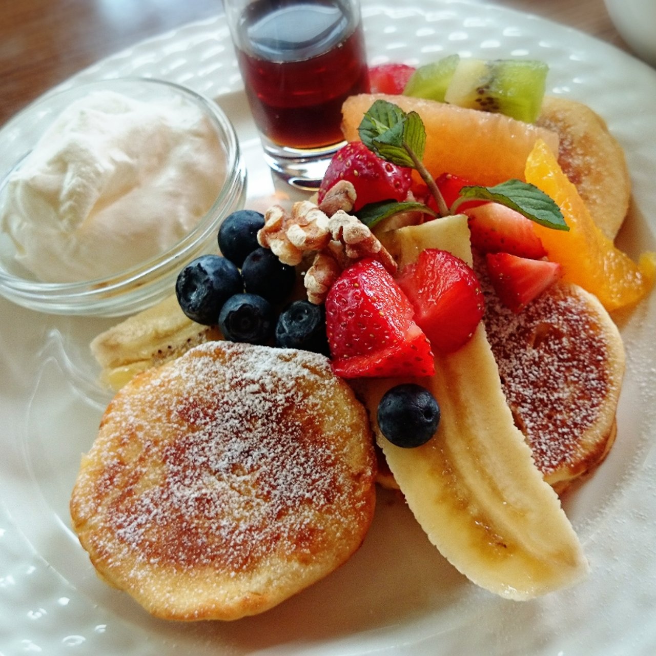 フルーツたっぷりパンケーキ フダンカフェ Fudan ｃａｆｅ の口コミ一覧 おいしい一皿が集まるグルメコミュニティサービス Sarah