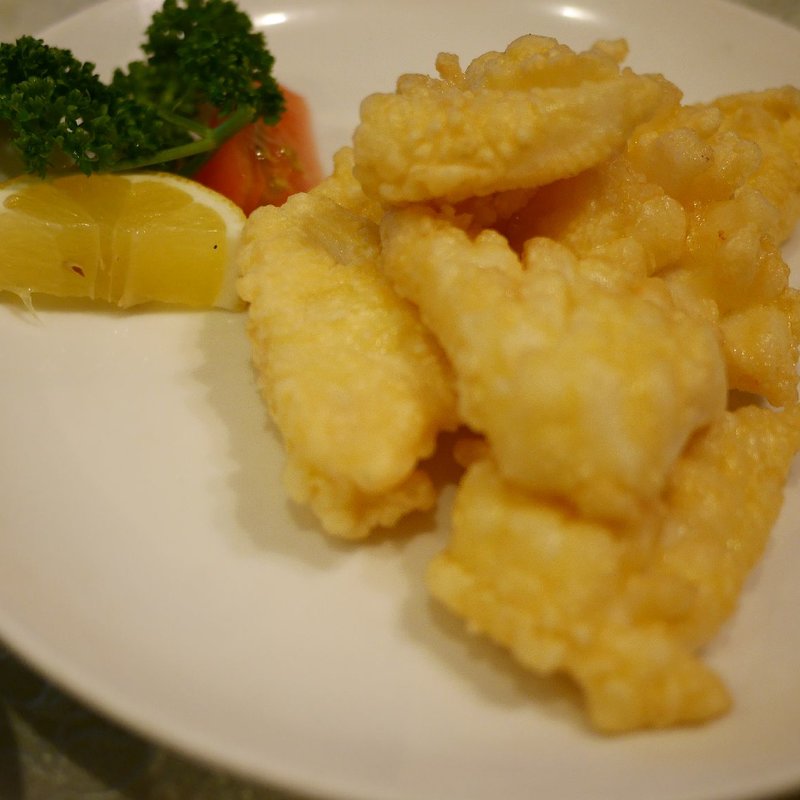 もんごういかの天ぷら(広東料理 順徳)
