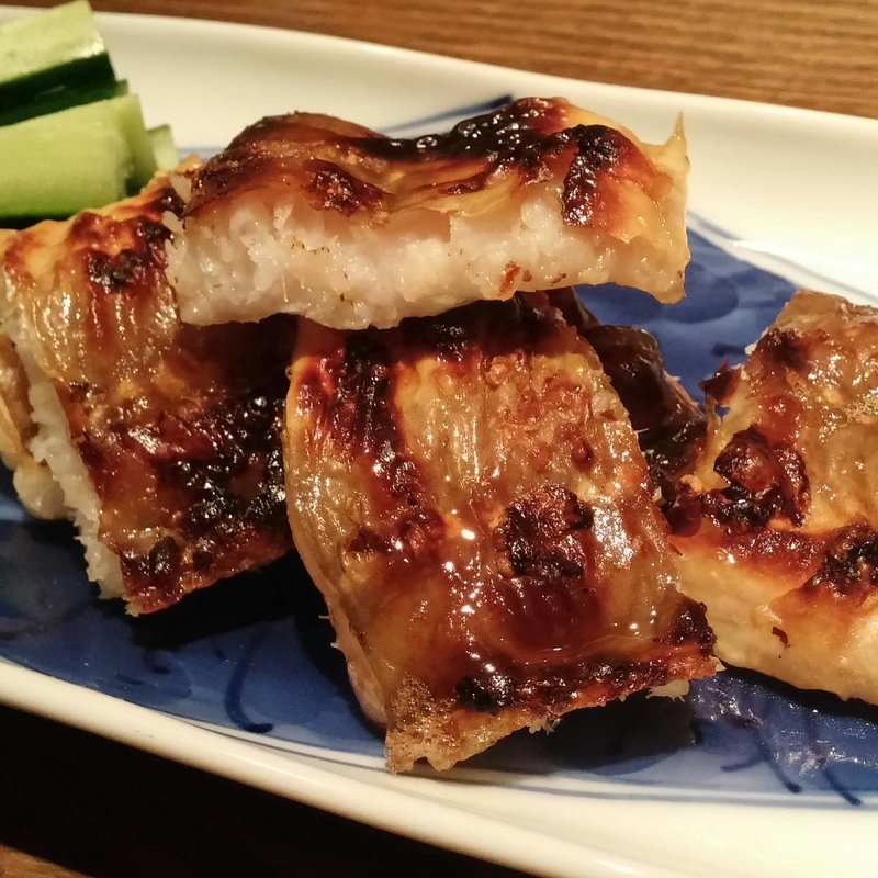 焼き穴子と胡瓜(wasabi)
