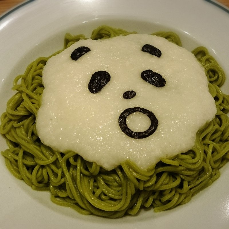 とろろパンダの茶そばぶっかけ(TOWER RECORDS CAFE 表参道店)