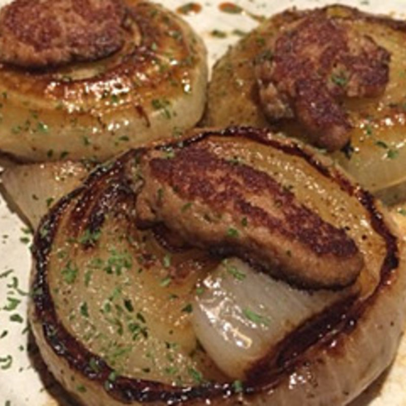 玉葱のバター焼き(おこのみ鉄板焼 竹蔵)