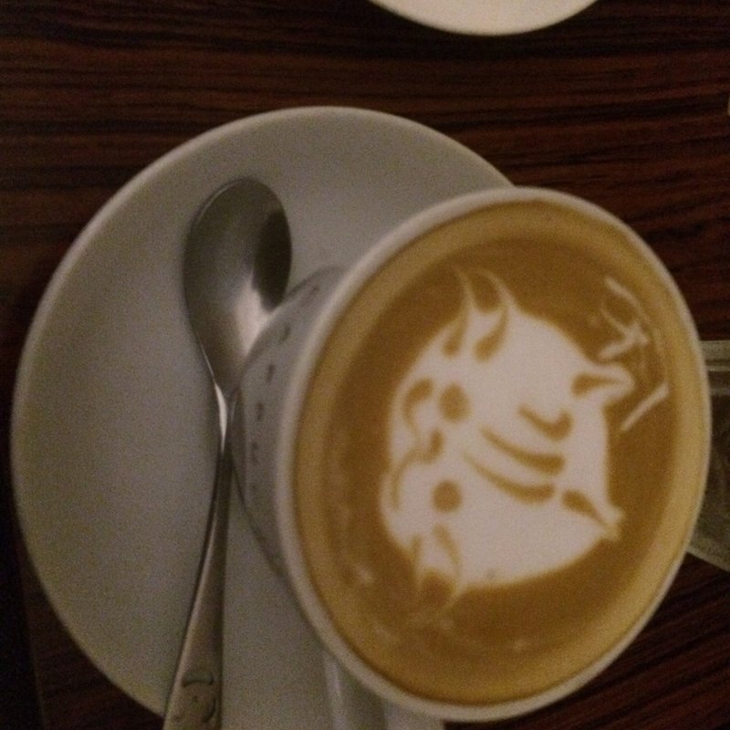 デザインカプチーノ(ブーガルーカフェ 四条店 （boogaloo cafe）)