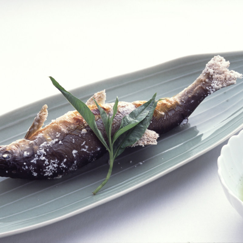 アユの塩焼き(花懐石ふる林)