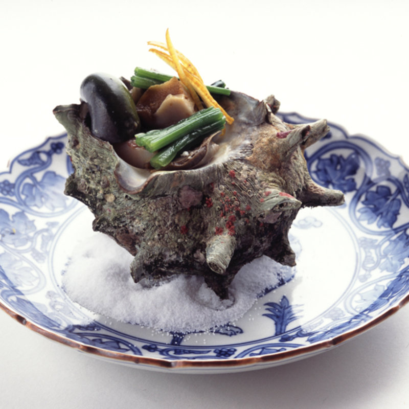 サザエの塩焼き