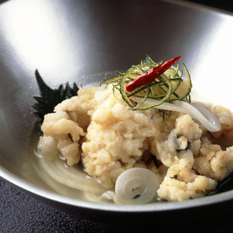 鱧の天麩羅(花懐石ふる林)