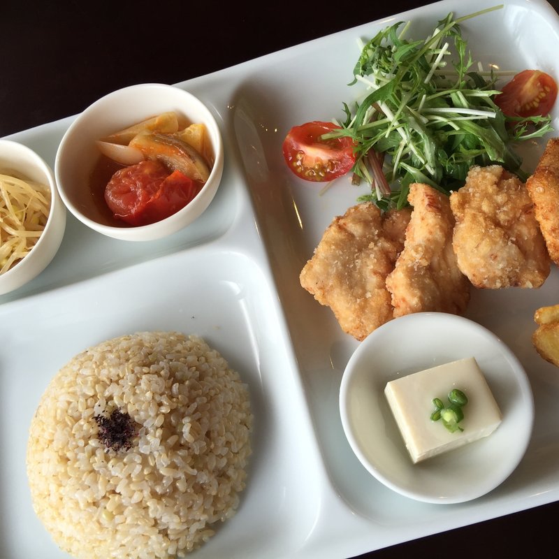 但馬味どり竜田揚げ(栞栞カフェ )