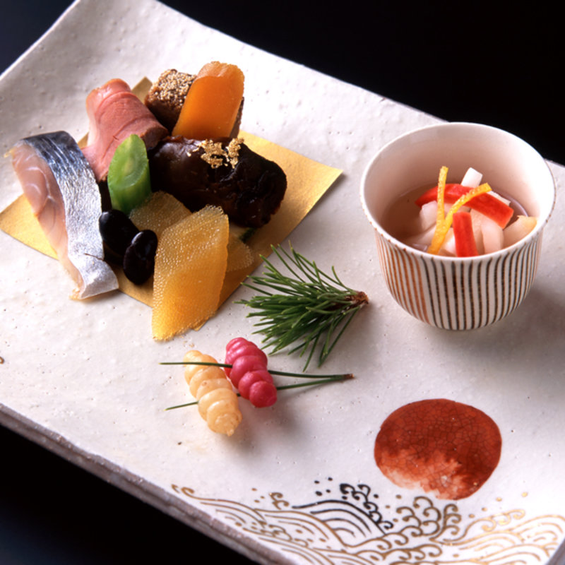 味覚の一皿(花懐石ふる林)