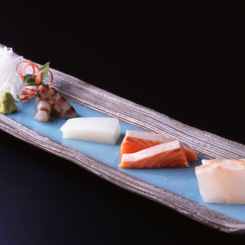 お造り4点盛り(花懐石ふる林)