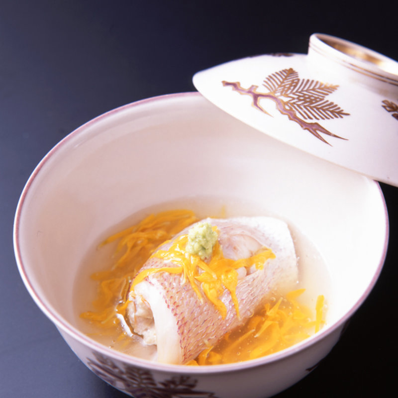 真鯛の椀物(花懐石ふる林)