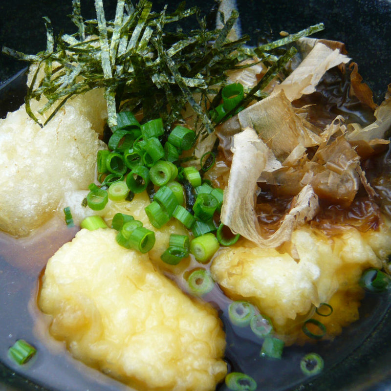 お餅とカマンベールチーズの揚げだし(へちもん)