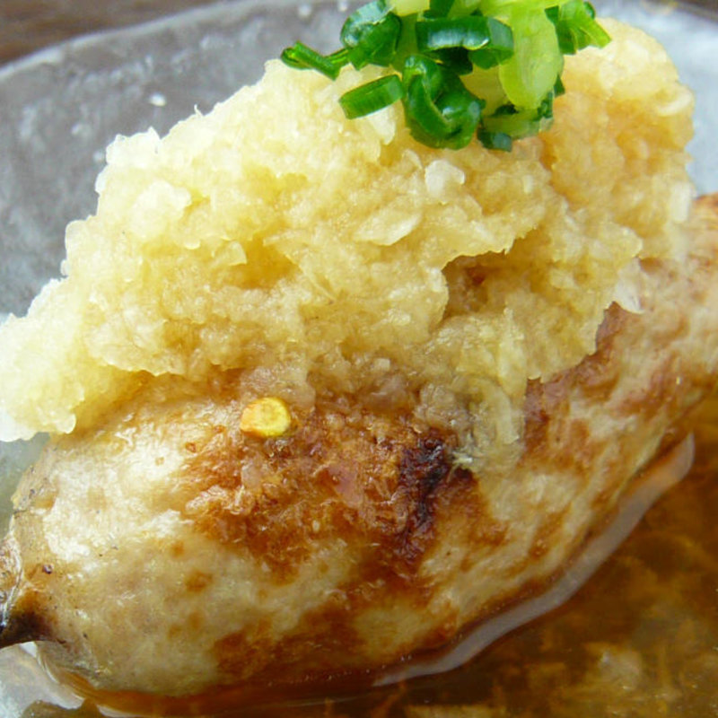 自家製てごね生つくね　おろしポン酢(へちもん)