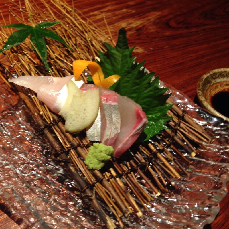 カンパチのお刺身(飯家おかん ひま和り （ヒマワリ）)